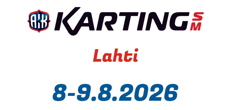 Karting SM 8 - 9.8.2026 - Lahti