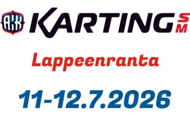 Karting SM 11 - 12.7.2026 - Lappeenranta