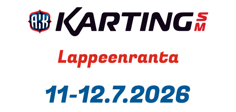 Karting SM 11 - 12.7.2026 - Lappeenranta