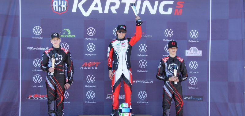 Karting SM - Pori - palkintopalli