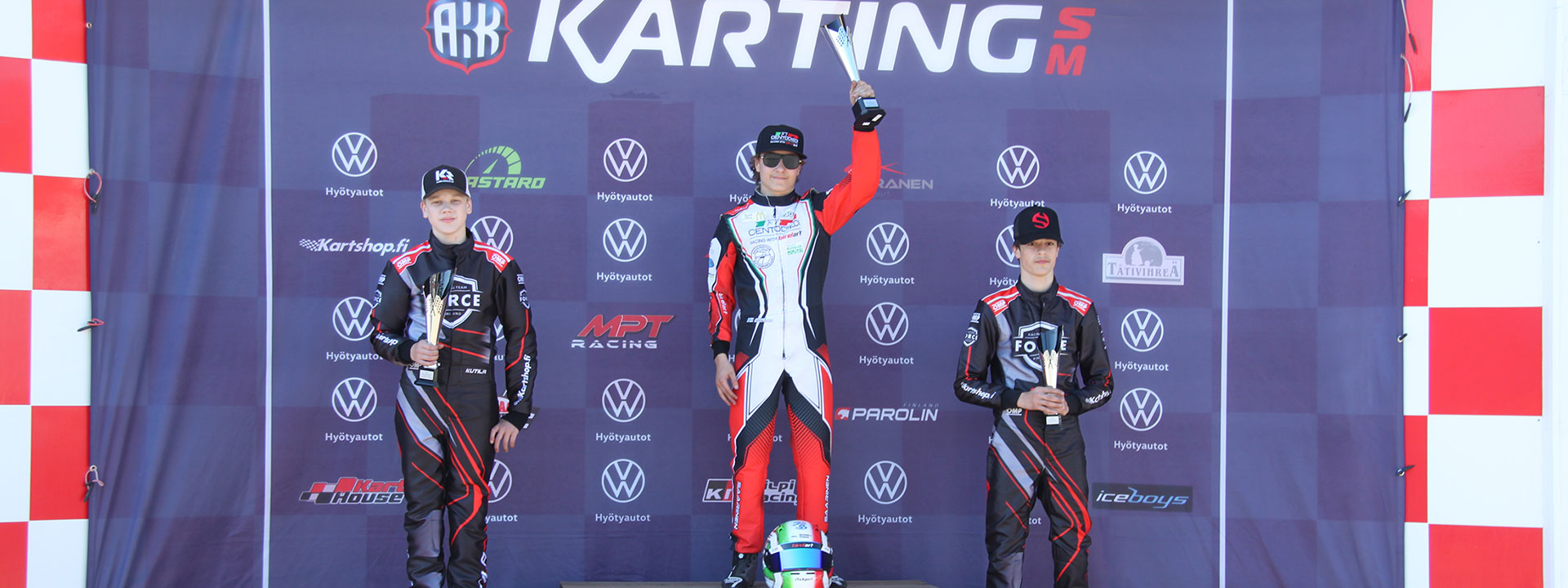 Karting SM - Pori - palkintopalli